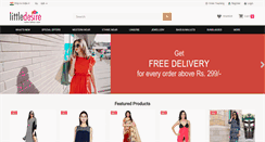 Desktop Screenshot of littledesire.com